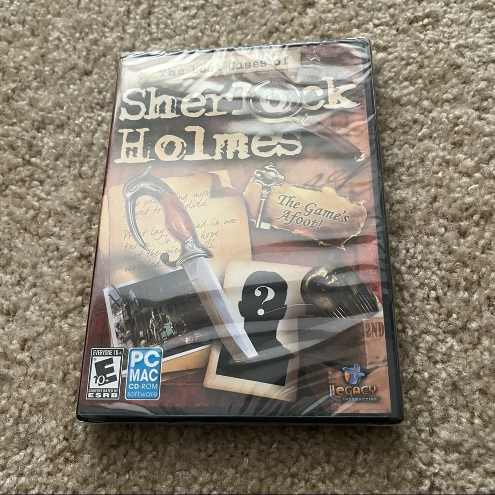 The Lost Cases of Sherlock Holmes (PC/Mac CD-ROM) Sealed Detective Search Game